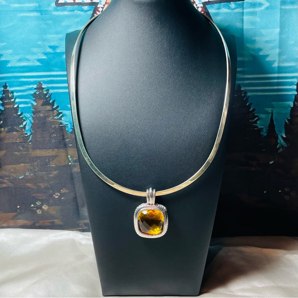 Charles Albert Silver Collar with Pendants